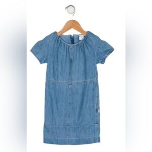 Little Marc Jacobs Girls Denim Midi Pencil Dress Blue Jean Size 5 | Logo Detail